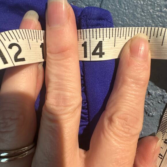 Mossimo Bottoms Medium Top Small Bikini Periwinkle Blue Hot Tub Pool Cruise - Picture 7 of 9